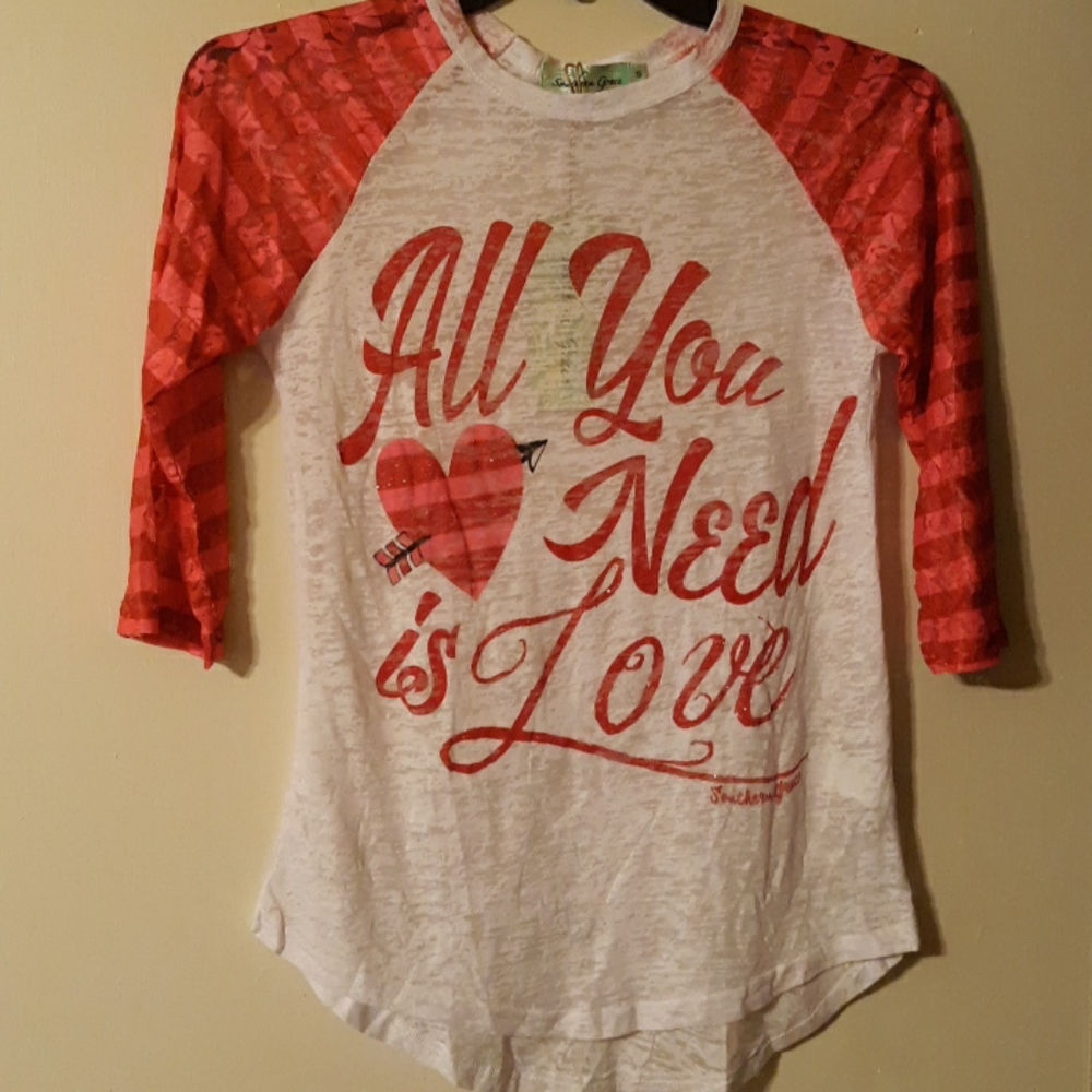 Southern Grace Burnout Top